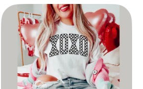 XOXO- checkered