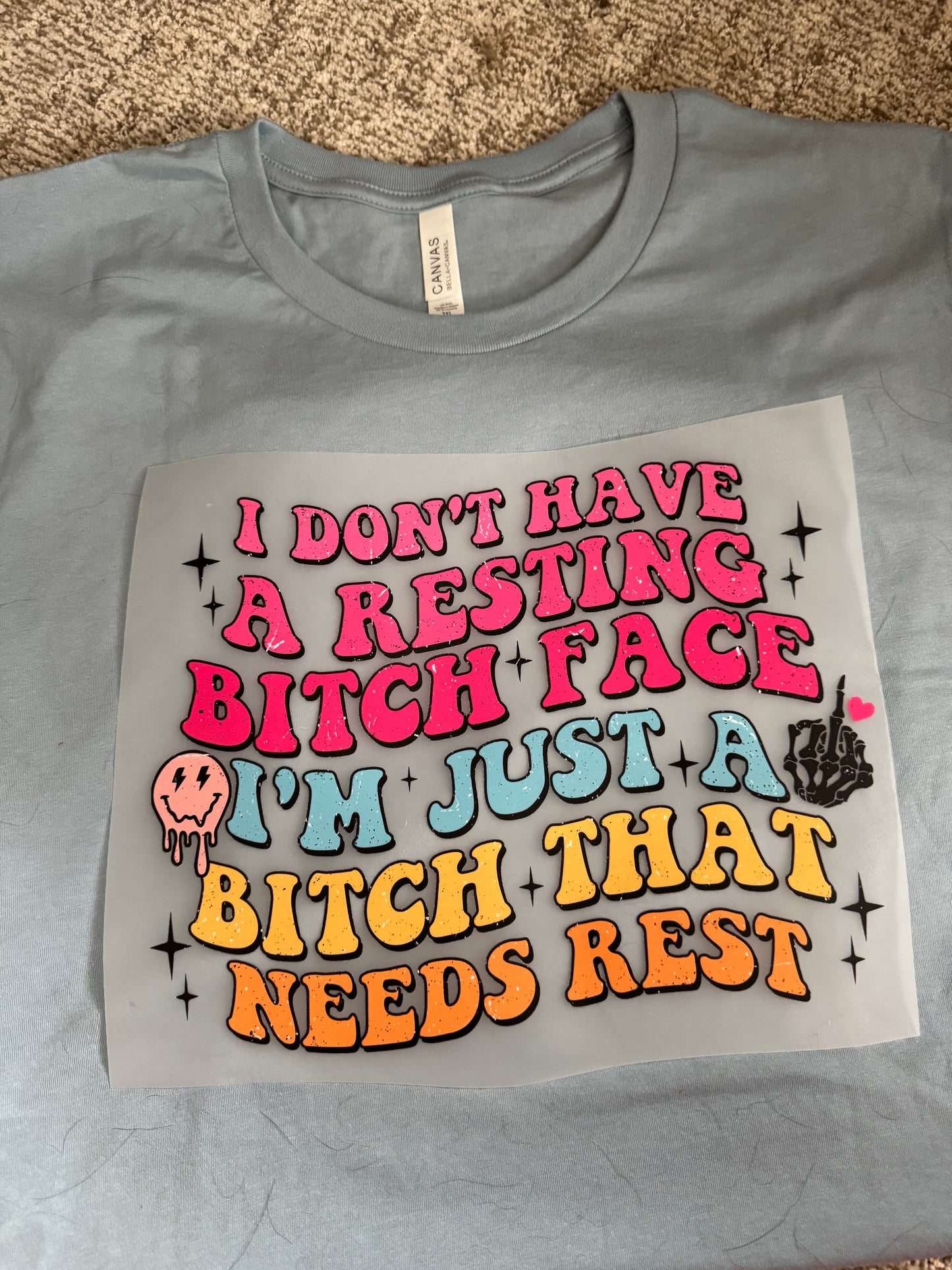 Resting bitch face