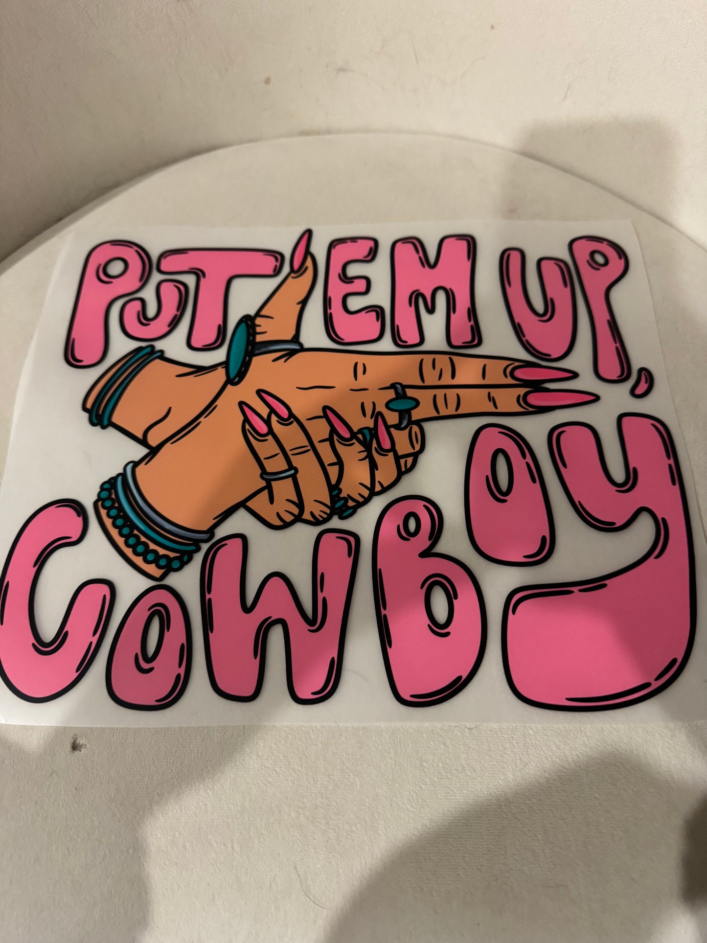 Put em' up cowboy