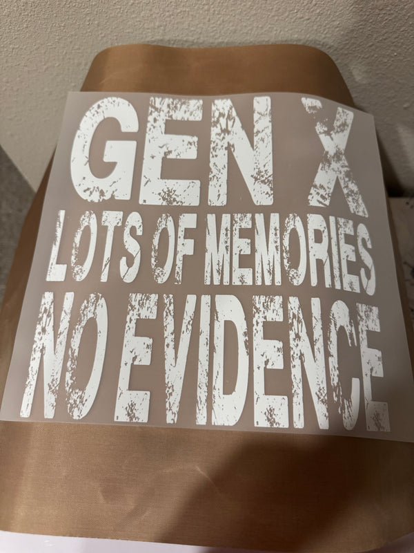 Gen X- no evidence