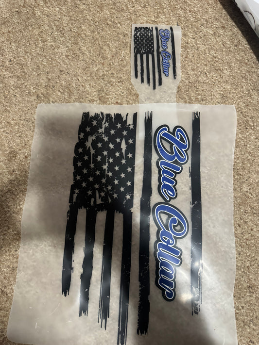 Blue Collar Flag