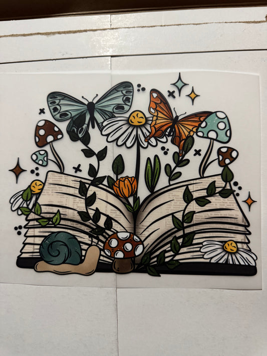 open book butterfly/snail