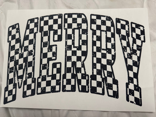 Merry- Checkered