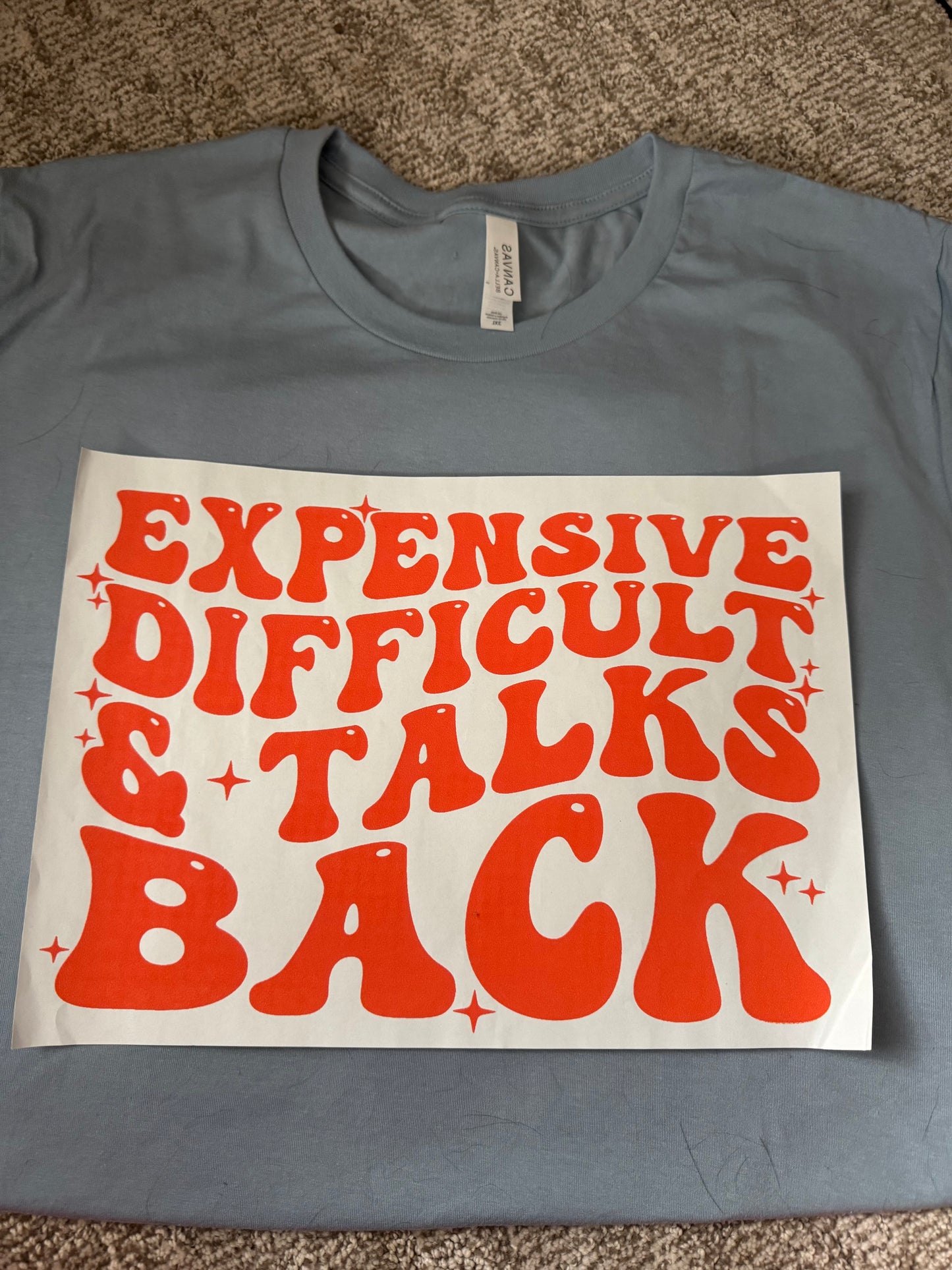 Talks back