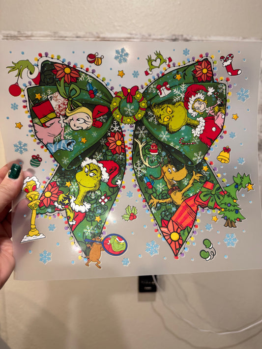 Grinch Bow